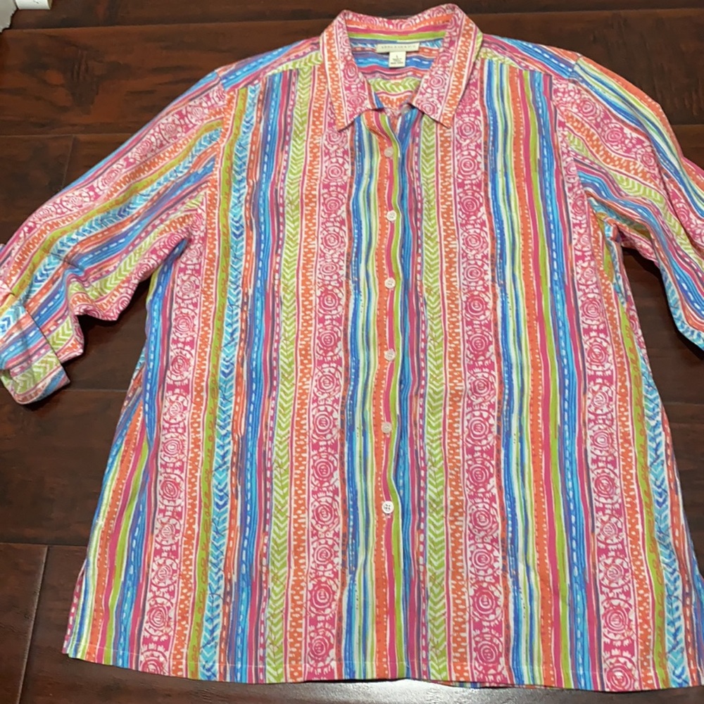 Multicolor Appleseed’s Button Down Blouse - image 3